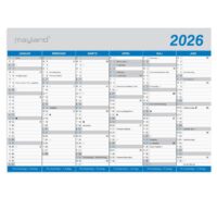 Skrivustovukalendari klassiskur A5 2026