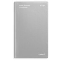 Week Planner 2026 silvur vinyl