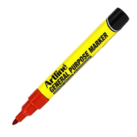 Artline general purpose marker, reyður, 1,5mm